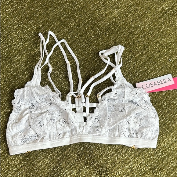 NWT Cosabella strappy lace bralette - Picture 1 of 4